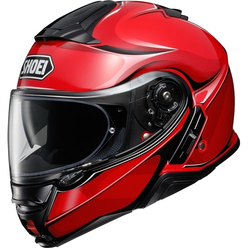 SHOEI Neotec 2 Winsome, Systeemhelm, Rood-Zwart TC-1